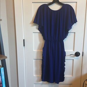 Chic Navy Midi Dress